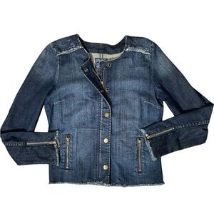 B6-  small cute blue Jean jacket size S LUCKY BRAND